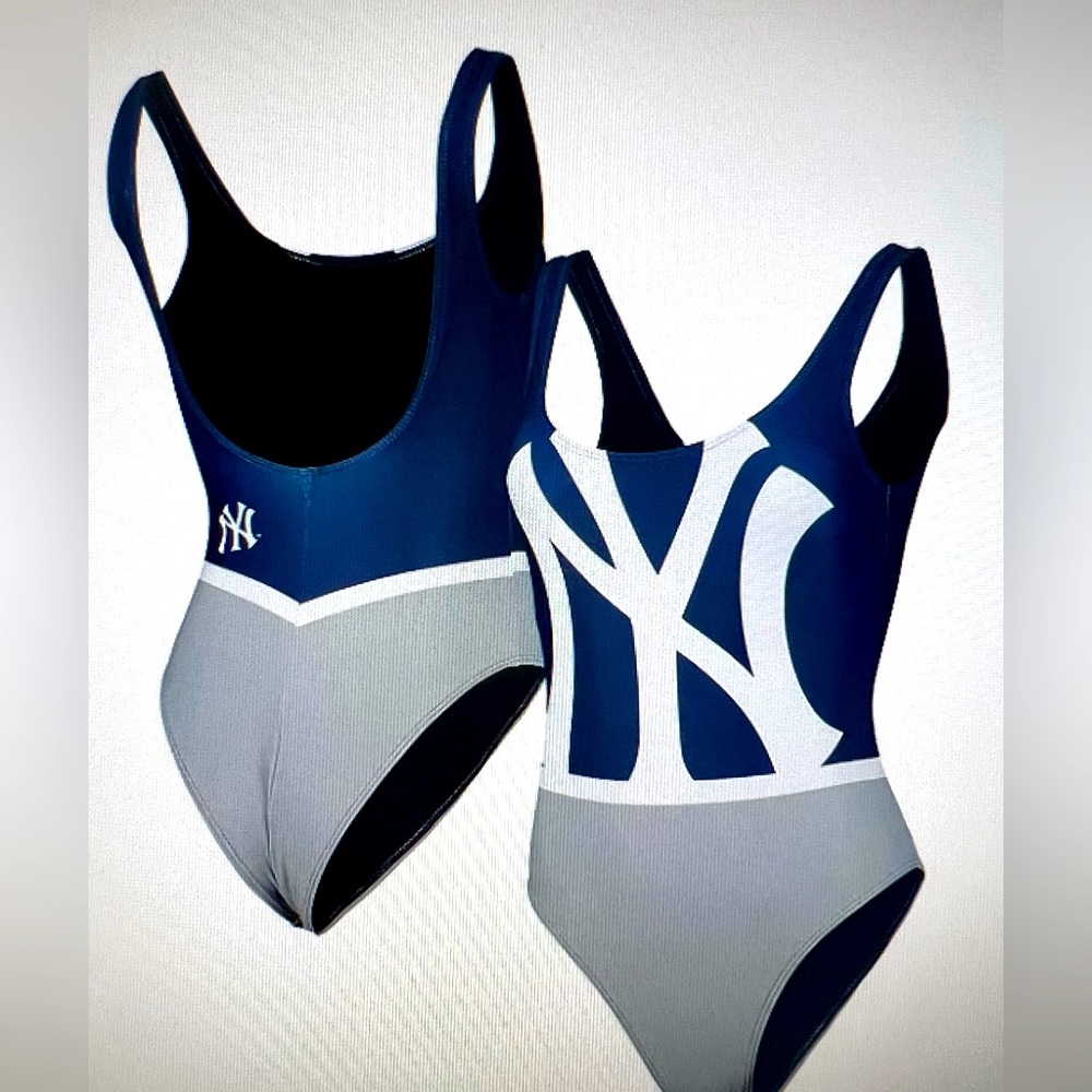 Brand new New York Yankees, one piece bathing suit